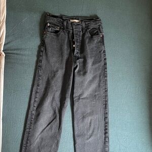 Levi’s ribcage straight ankle